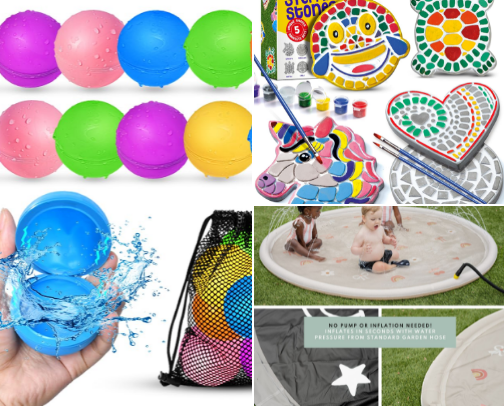Summer Fun Toys for kids!! cover photo collage