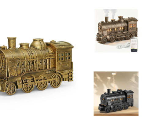 Vintage Train Diffusers cover photo collage