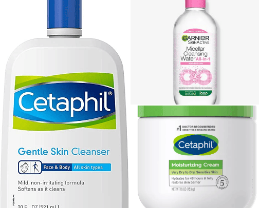 skin care cover photo collage