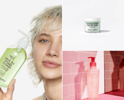 Holy grail effortless skincare 💧 cover photo collage