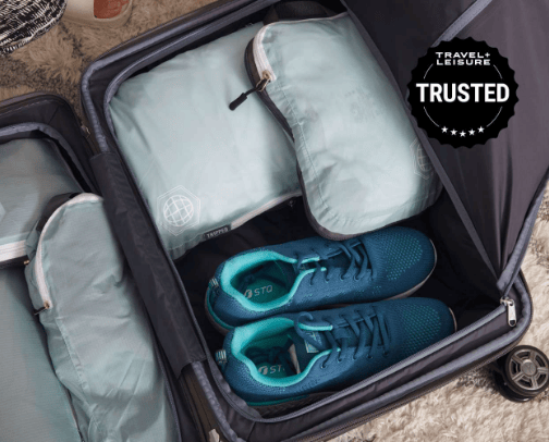 Suitcase Travel Essentials cover photo collage