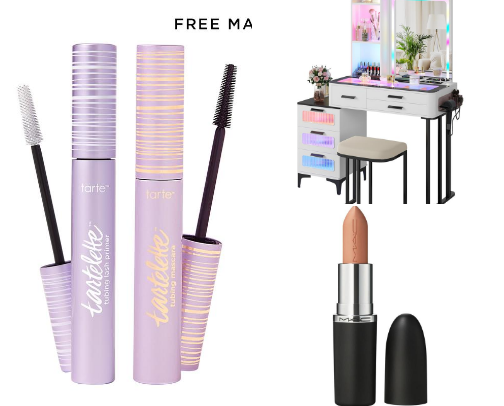 Trendy Makeup essentials cover photo collage