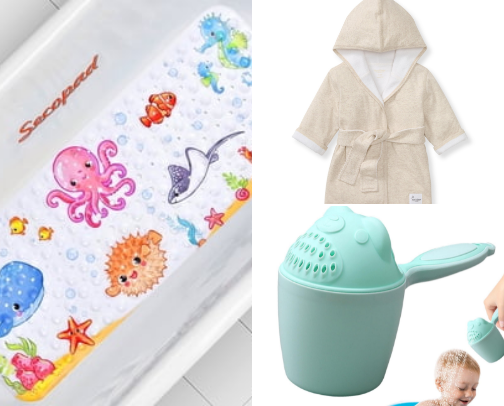 Bath Time Essentials cover photo collage