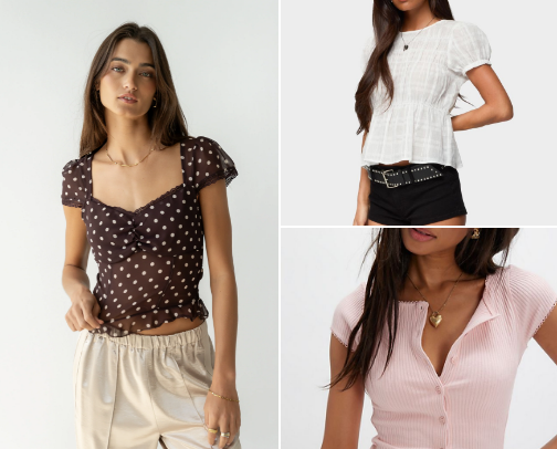 Currently Obsessed: Cute Tops Edition cover photo collage