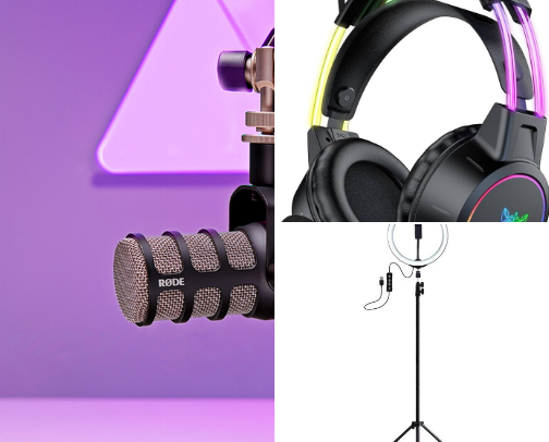 Content creation, gaming, vlogging, these items are my best choice cover photo collage