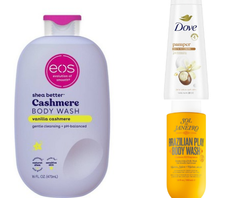 My top body care products!! cover photo collage