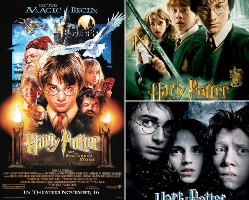 Harry Potter Movies In Order cover photo collage