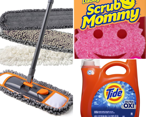 Cleaning Essentials 🧼 🧽 cover photo collage