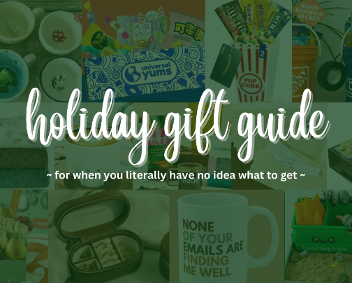 holiday gift ideas - you have no idea what to get edition cover photo collage