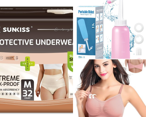 ✨ What I Packed in My Hospital Bag for Baby’s Arrival 🤰 cover photo collage