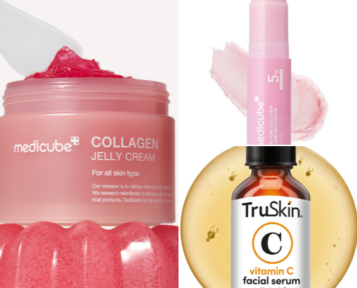 Skincare cover photo collage