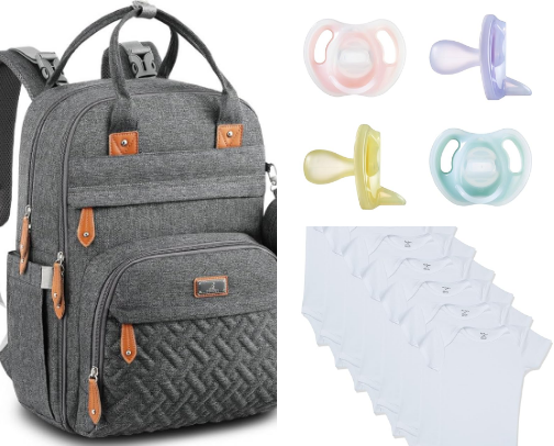 Diaper Bag Must Haves cover photo collage