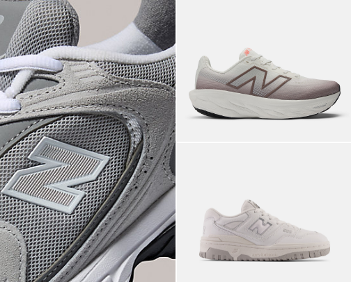 New Balance Shoes cover photo collage
