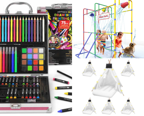 Top Summer Activities for the kids right  at home. cover photo collage