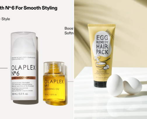 My top hair products cover photo collage