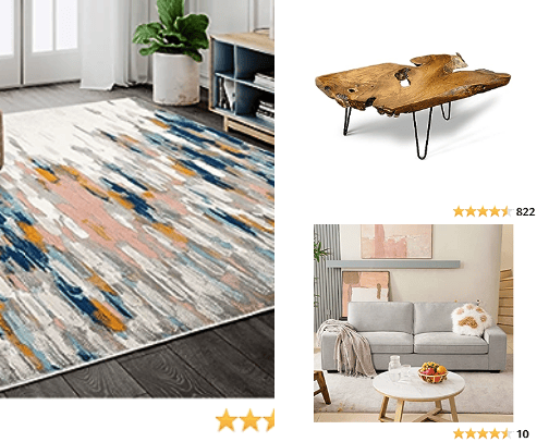 Decorate for Less: Affordable Living Room Ideas That Shine cover photo collage