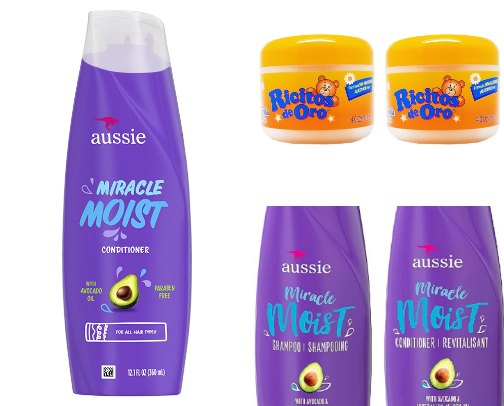 Hair products cover photo collage