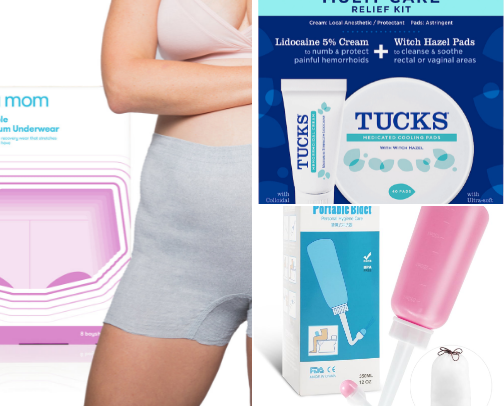 postpartum recovery cover photo collage