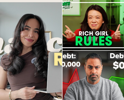 My Favorite Personal Finance YouTubers cover photo collage