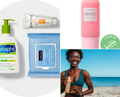 The beauty Shelf: Glow, Hydrate & Protect cover photo collage