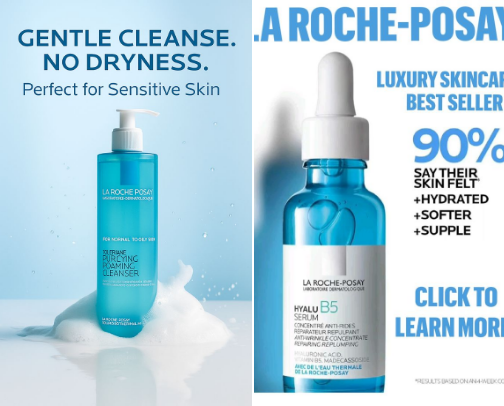 La Roche-Posay Facial Care Recos cover photo collage