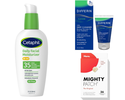 skin care go-to’s cover photo collage