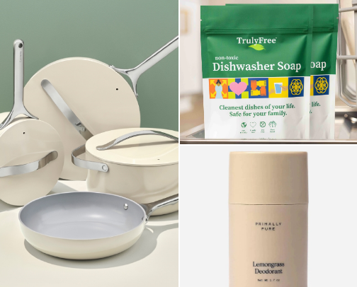 Non-Toxic Living cover photo collage