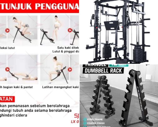 Sport Item cover photo collage