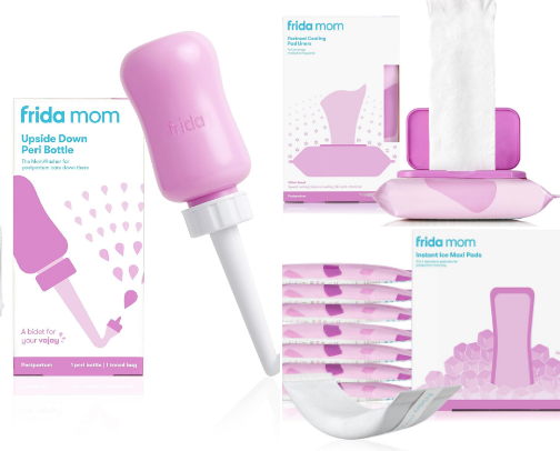 Postpartum Bathroom Recovery (Vaginal Birth) + Bleeding Comfort cover photo collage