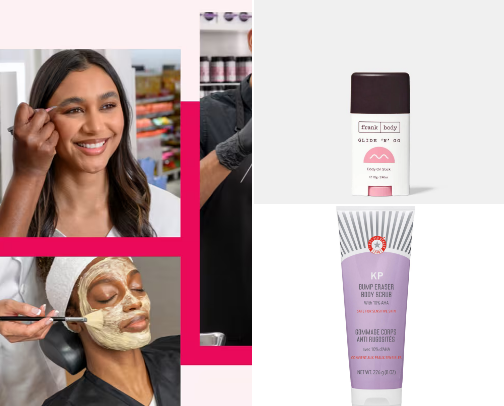 Beauty must haves products cover photo collage