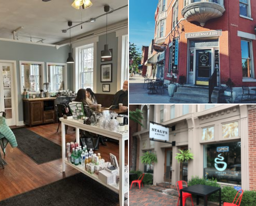 Columbus coffee shops ☕️ cover photo collage