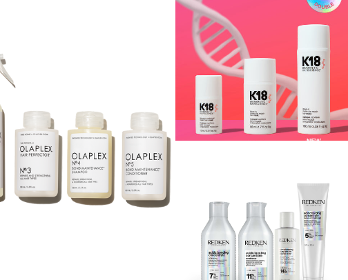 Brands and products that will help your damaged hair cover photo collage