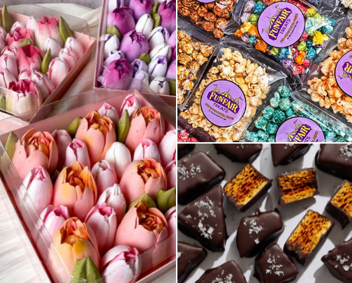 The Tastiest And Highest Reviewed Sweet And Salty Snacks On Etsy! cover photo collage