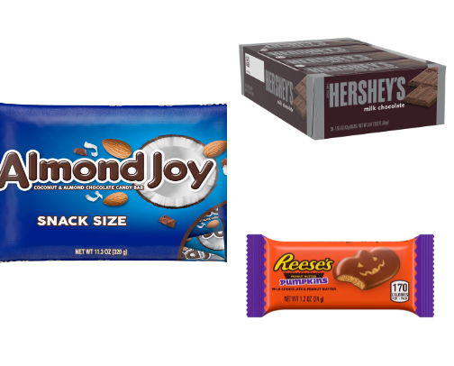 Halloween Party Snacks and Candy cover photo collage