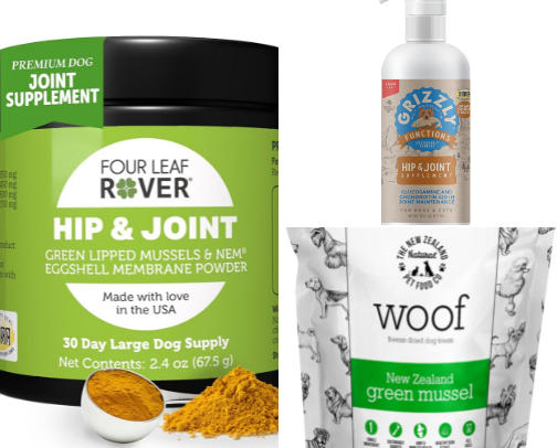 Hip and Joint Supplements for your pups cover photo collage
