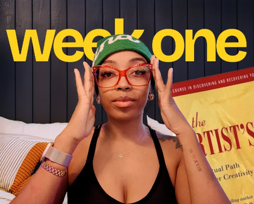 the artist's way companion list cover photo collage