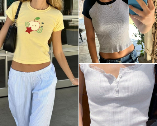 Summer streetwear/y2k/cute-core clothes cover photo collage