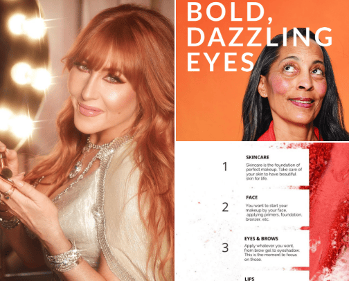 Makeup cover photo collage