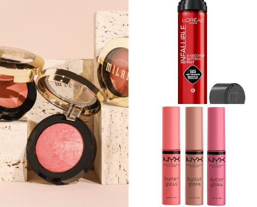 BEAUTY ON A BUDGET💄 cover photo collage