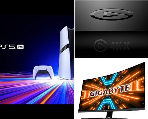 Gaming Technology we use cover photo collage