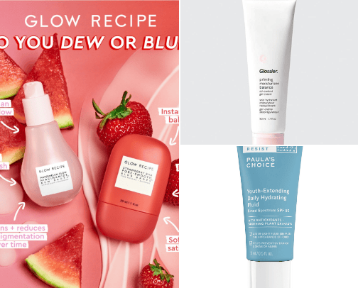 some products for oily skin cover photo collage