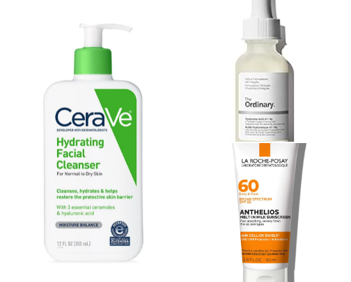 skincare cover photo collage