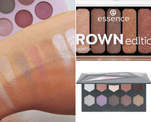 Makeup and body cover photo collage