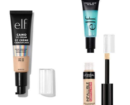 Full Beat makeup from the drugstore;) cover photo collage