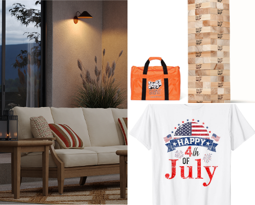Ideas for the 4th of July cover photo collage