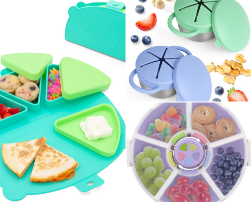 Snacking on the Go -- Toddler Edition cover photo collage