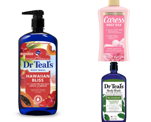 some of my favorite body wash cover photo collage