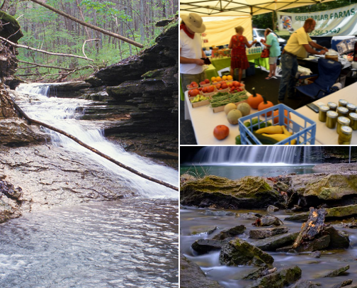 Small town, big heart  Endless reasons to stay awhile cover photo collage