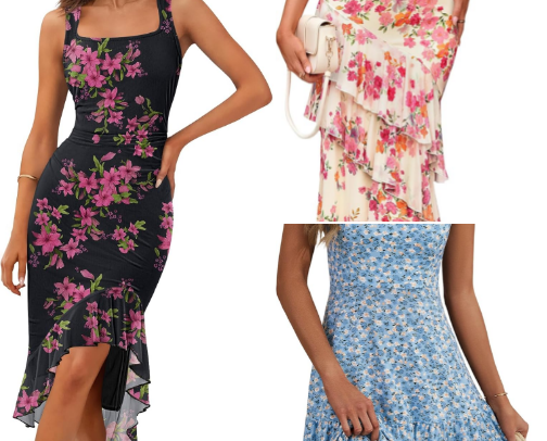 Spring dresses under $50 cover photo collage