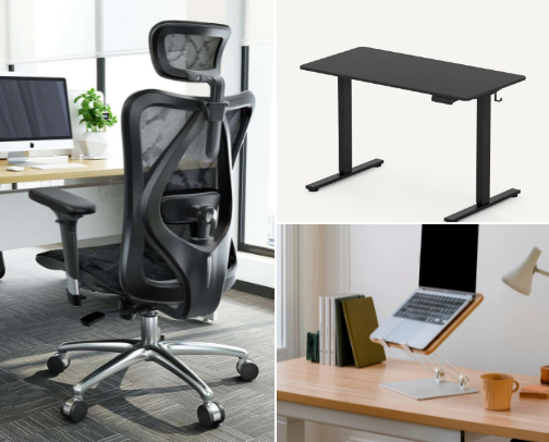 🌿 Must-Haves for a Healthier, Happier Workspace 🌿 cover photo collage